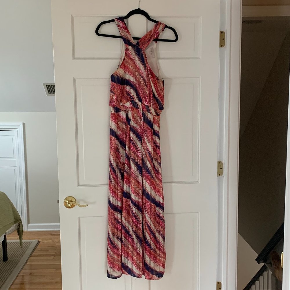 Chelsea28 Chiffon Halter Dress - Like NEW! - Picture 2 of 3